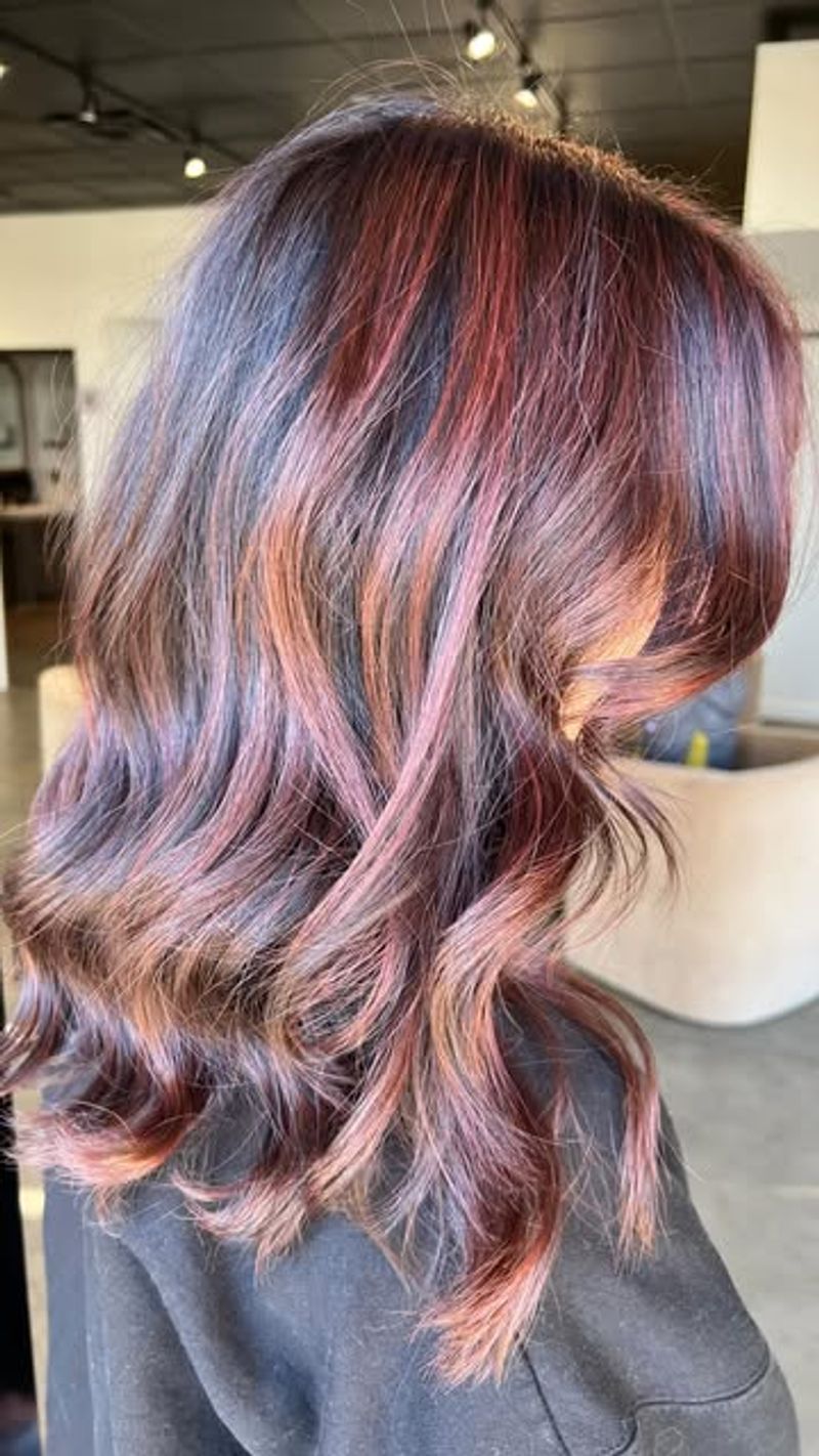 Cherry Cola Balayage