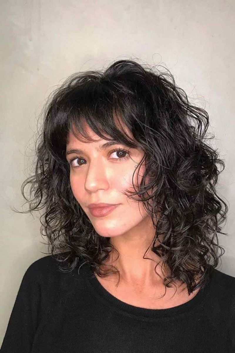 Curly Shag for Fine Waves