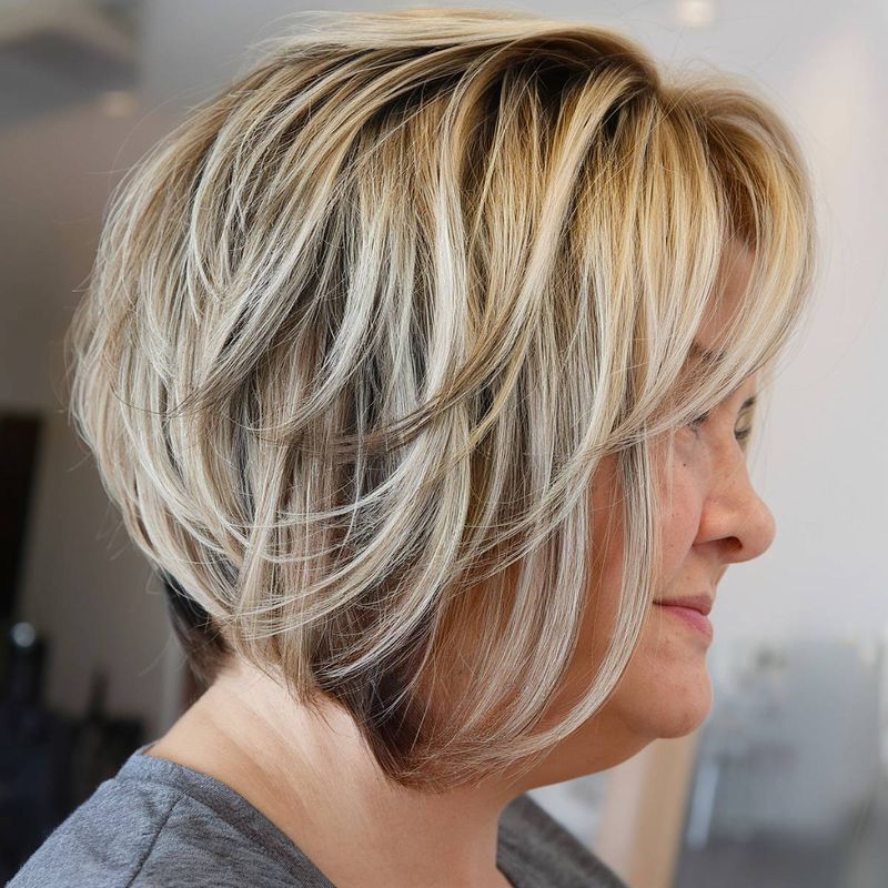 Modern Wedge with Textured Ends