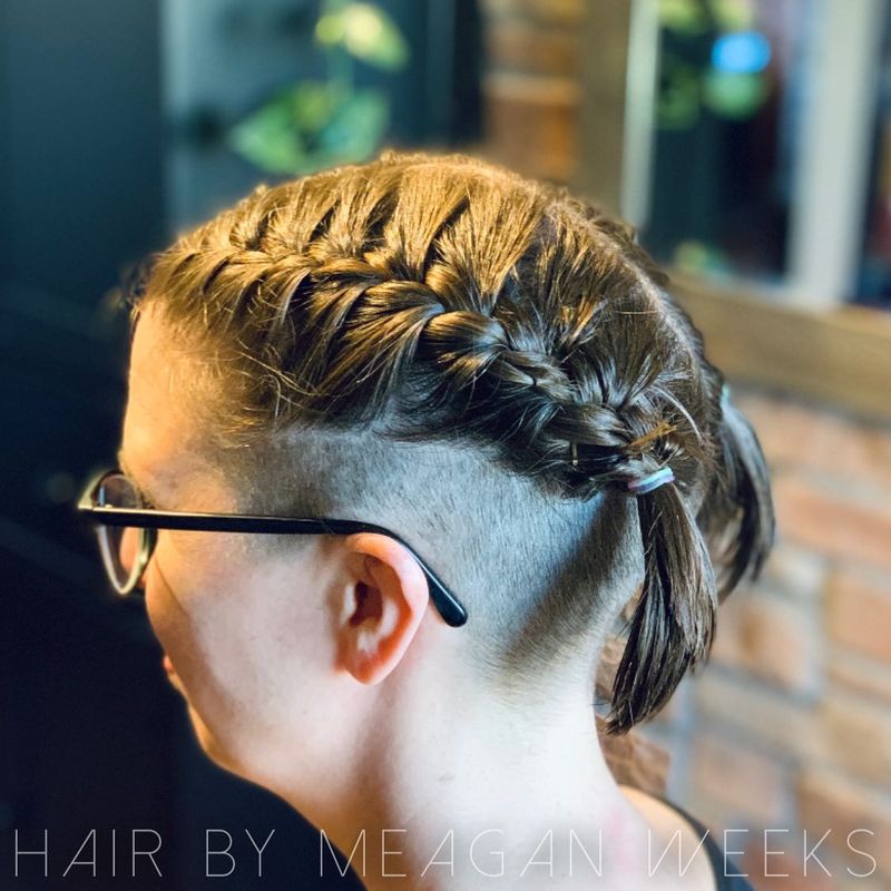 Undercut Accent Braid