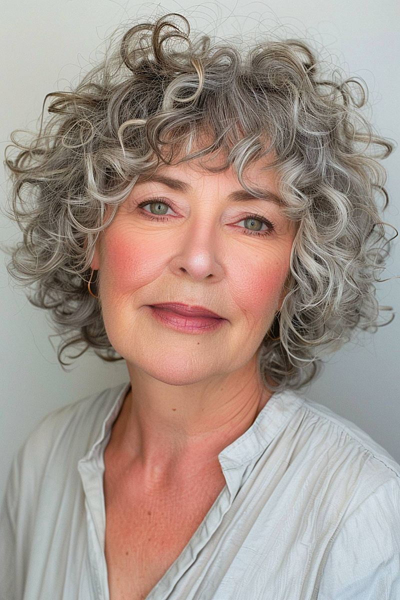 Natural Silver Curls