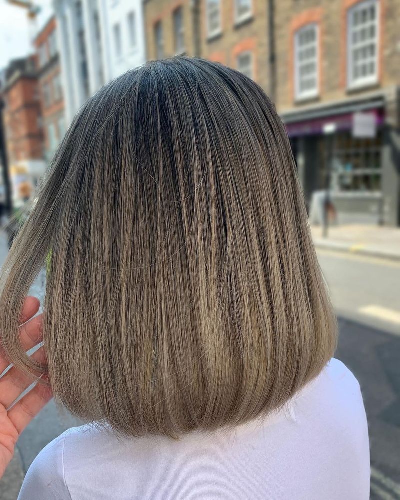 Blunt Lob for Split Ends