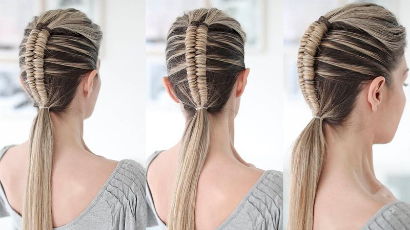 Infinity Braid Ponytail