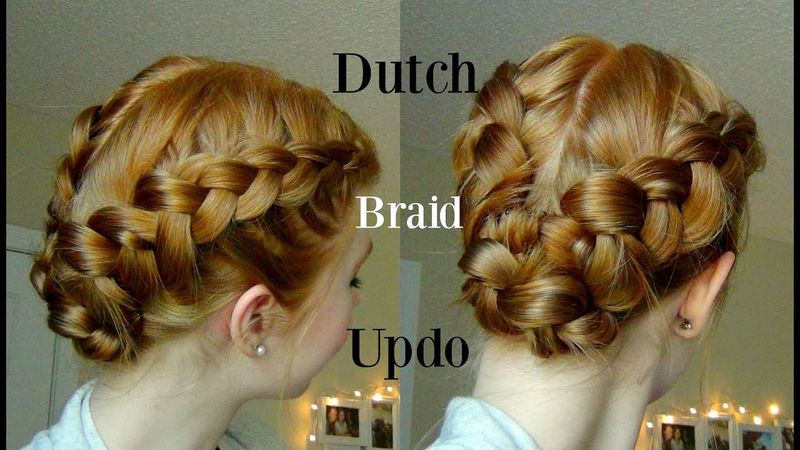 Dutch Braid Updo
