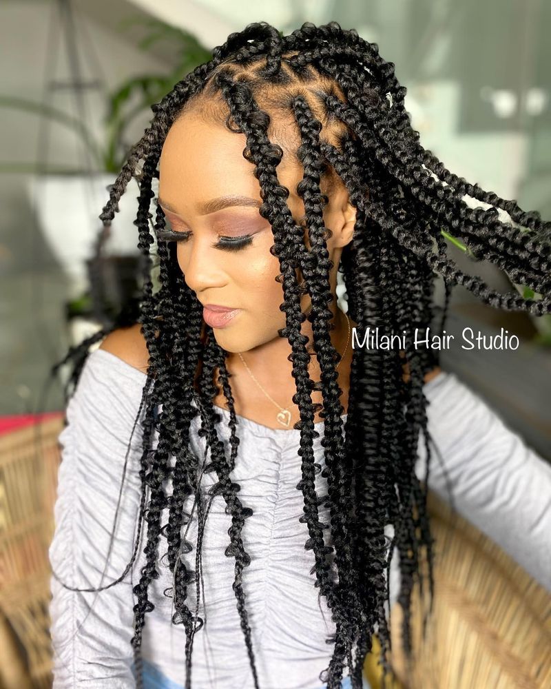 Distressed Box Braids
