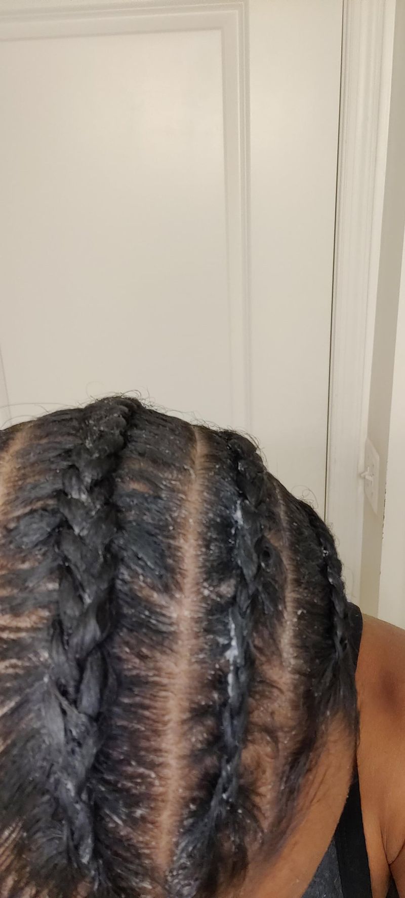 Stiff Gel-Slicked Braided Styles