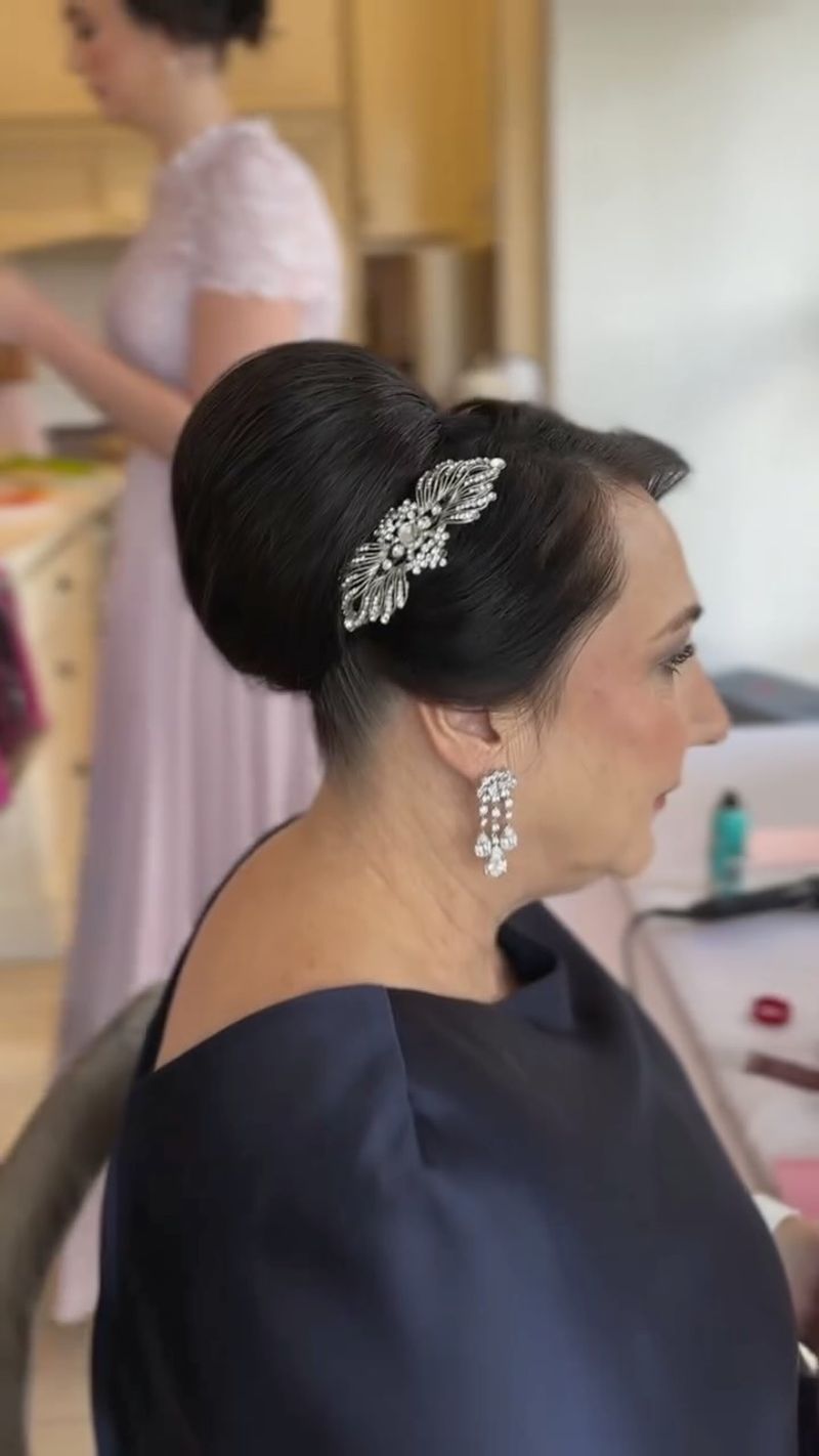 Mother-of-the-Bride Elegant Chignon
