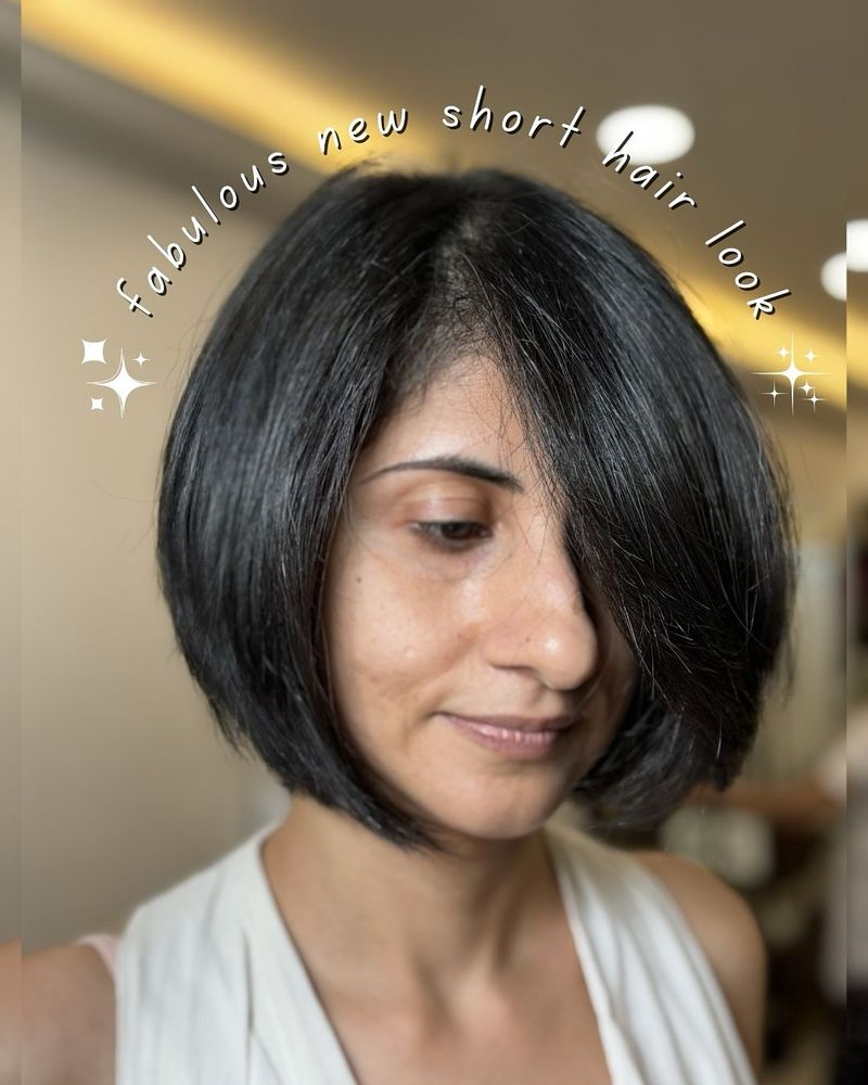 Chic Asymmetric Bob