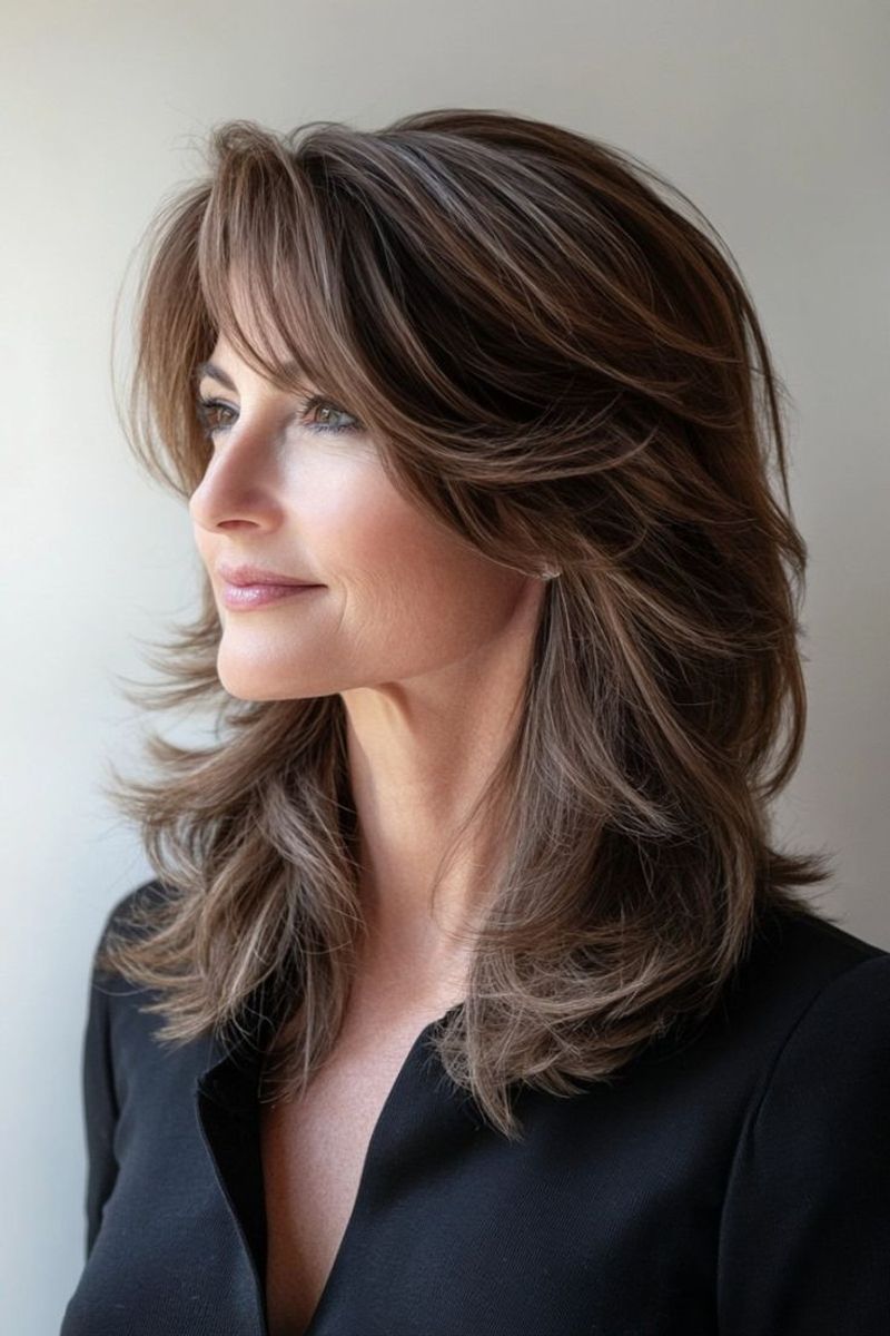 Voluminous Mid-Length Cut with Layers