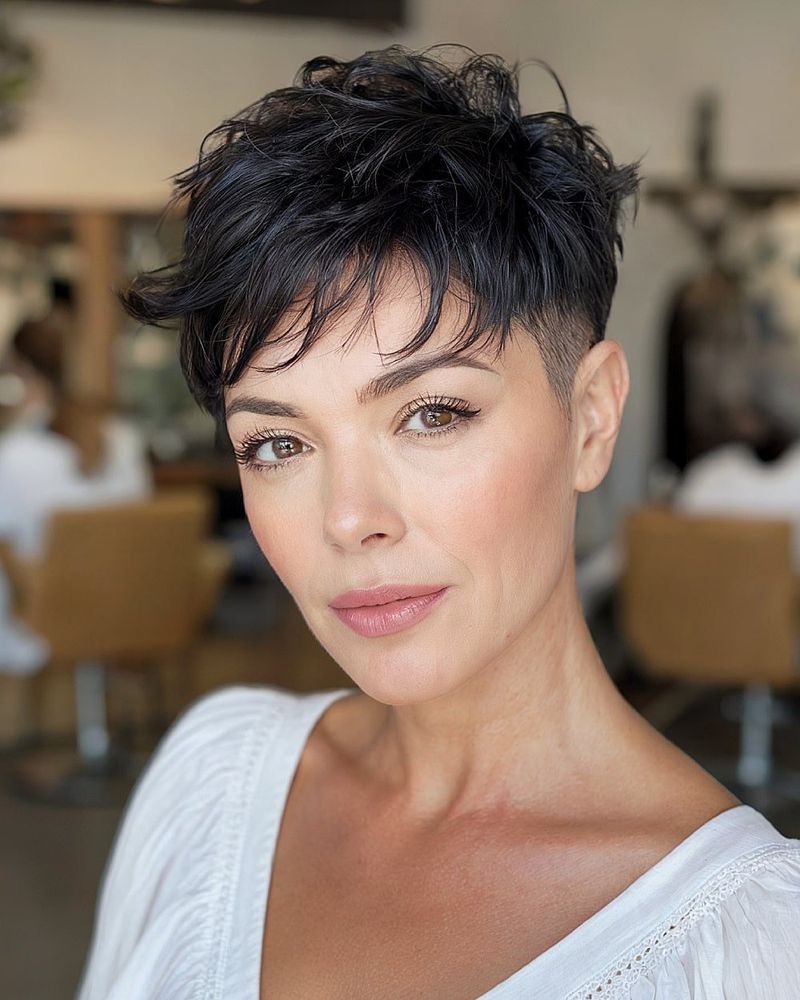 Textured Crop for Heart-Shaped Faces