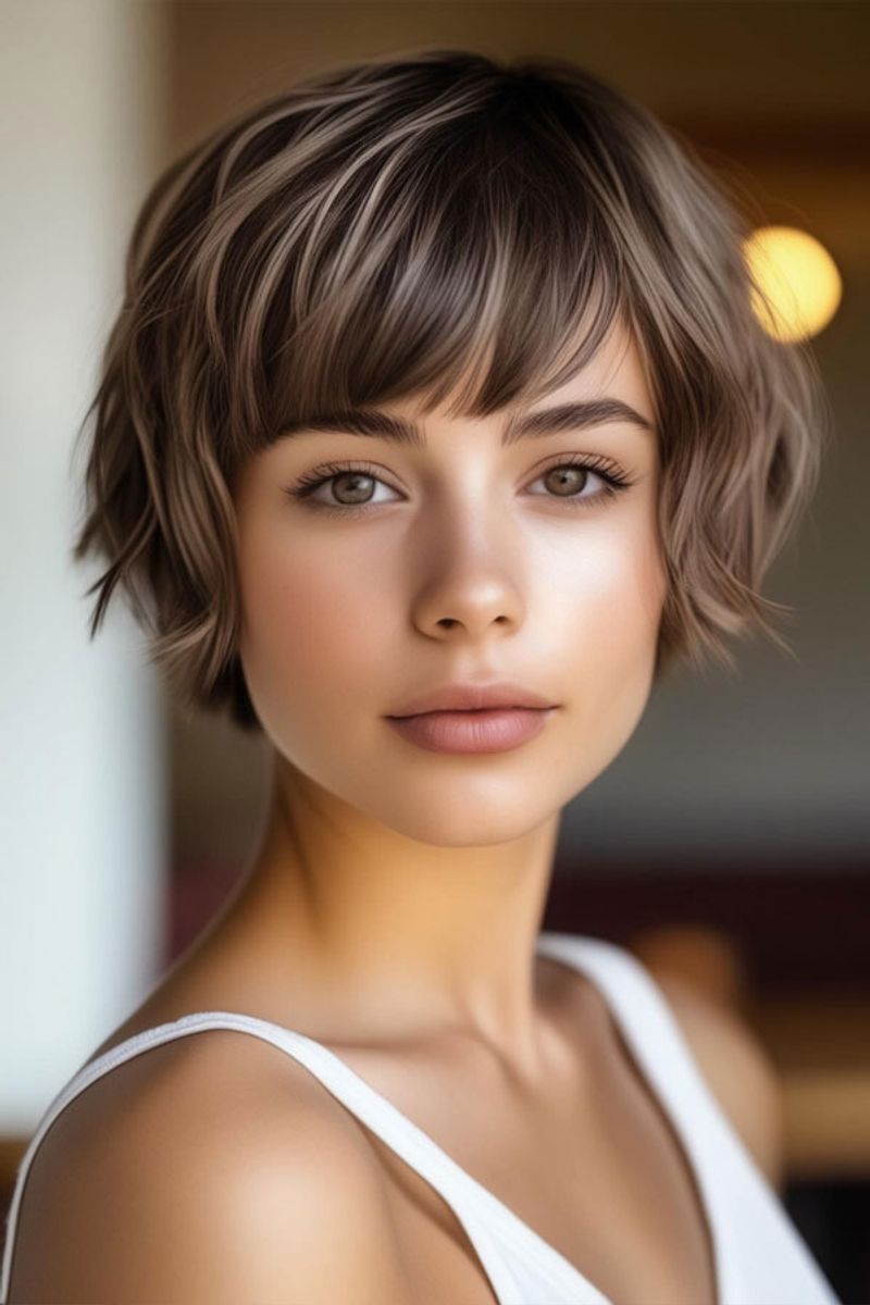 Textured Crop with Forward Styling
