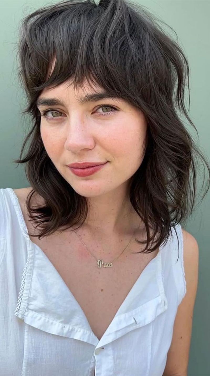 Razor-Cut Shoulder-Length Style