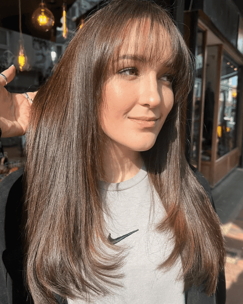 Wispy, Sparse Bangs
