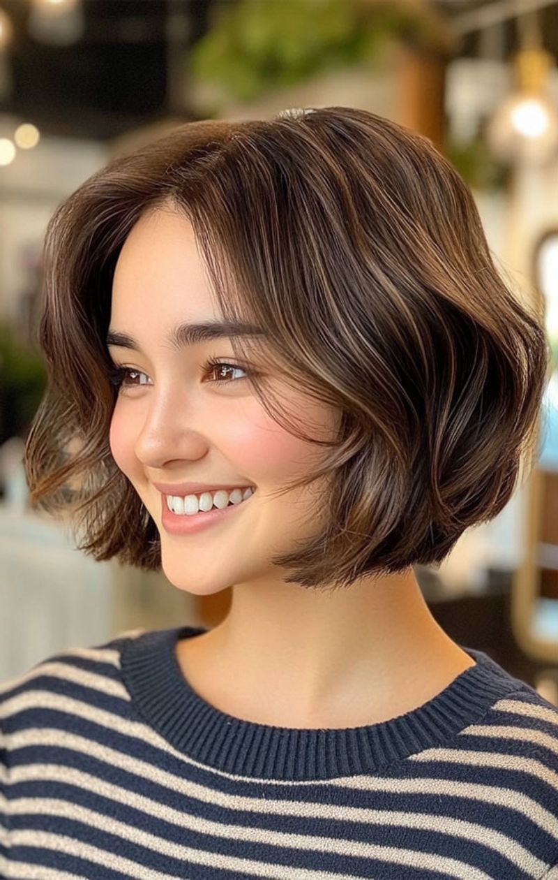 Chin-Length Bob with Subtle Highlights
