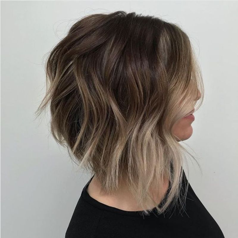 Graduated Bob With Razor-Cut Texture