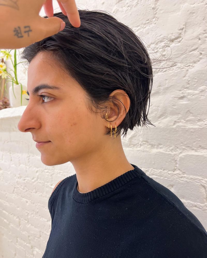Slicked-Back Bob