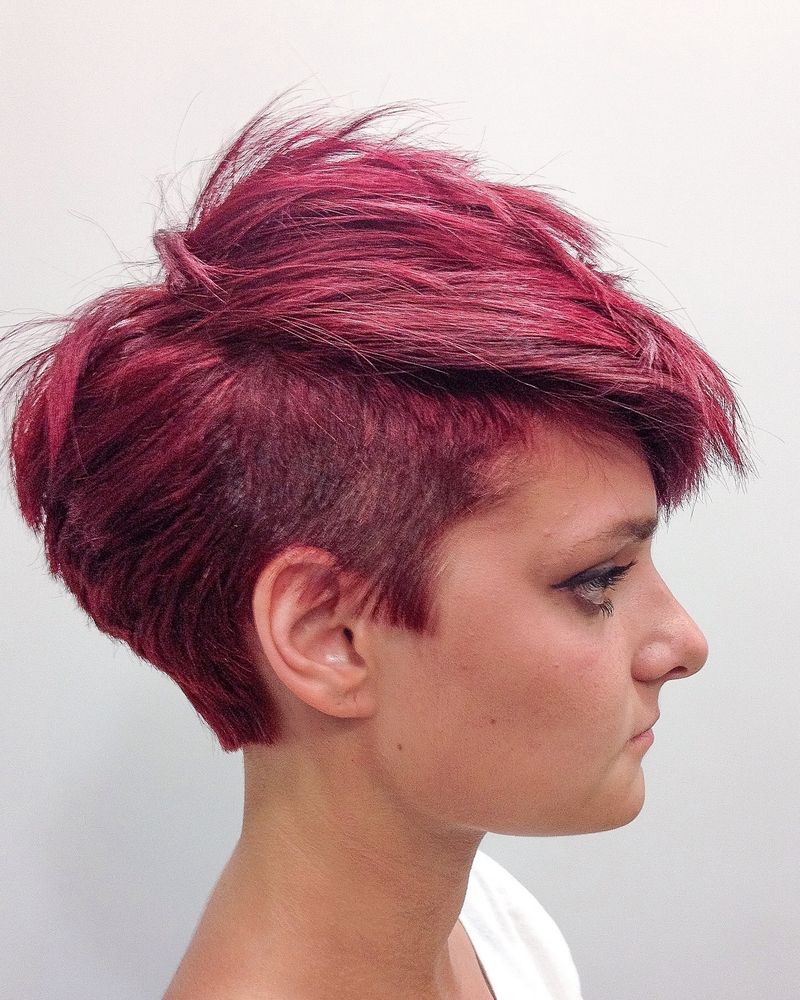 Asymmetrical Tousled Pixie Bob