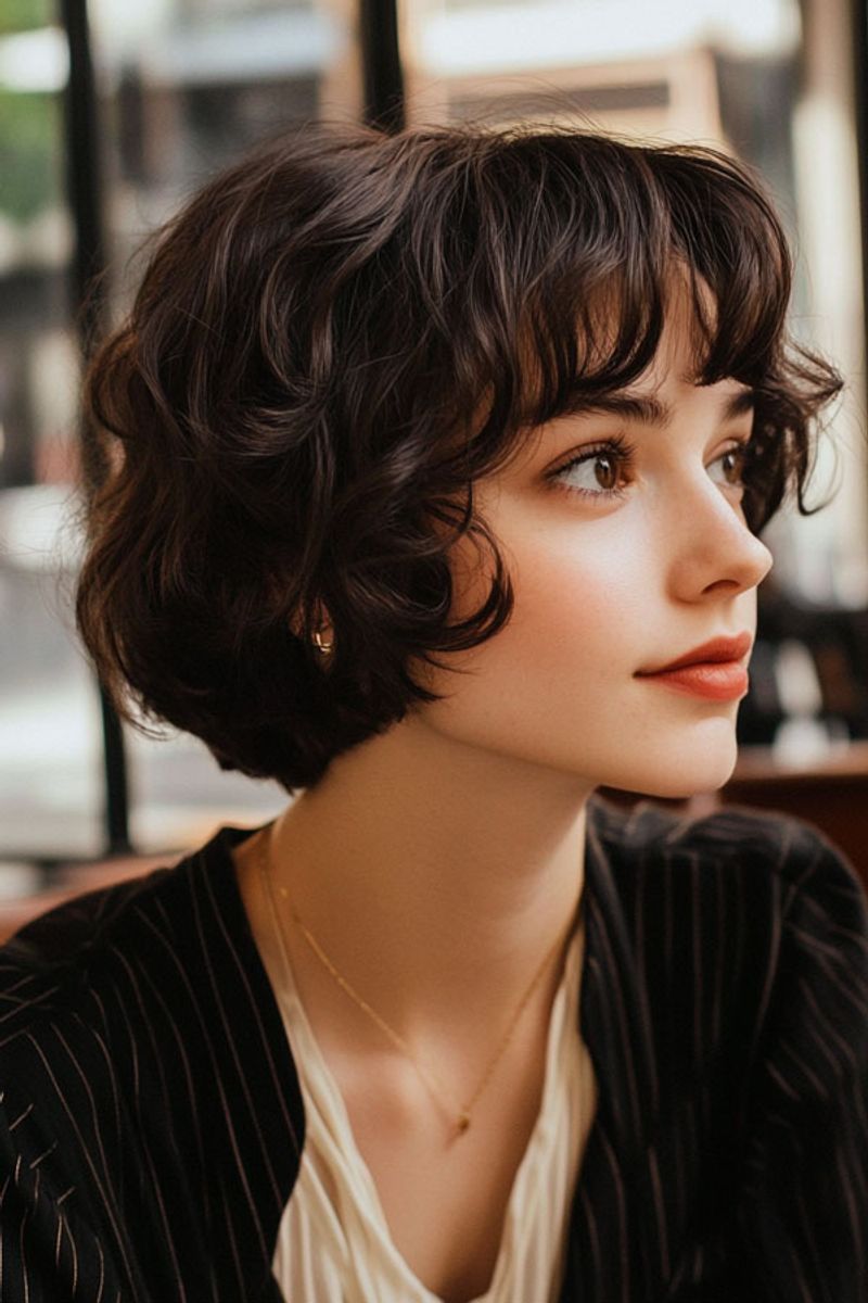 Chin-Length French Bob