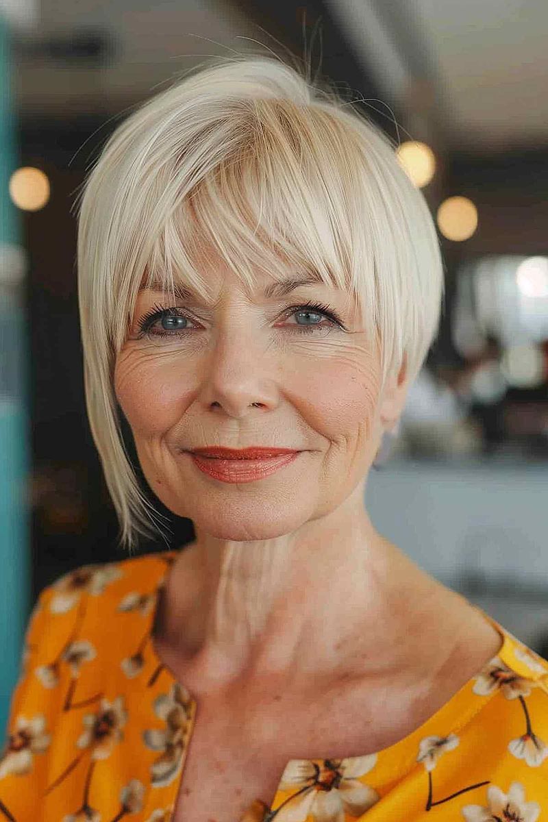 Asymmetrical Pixie with Long Side-Sweep