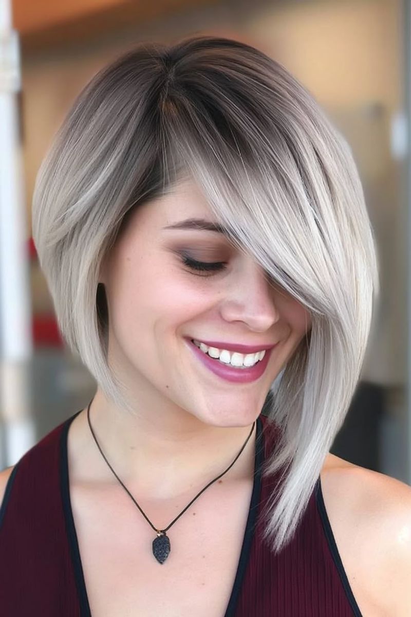 Asymmetrical Bob with Razored Edges