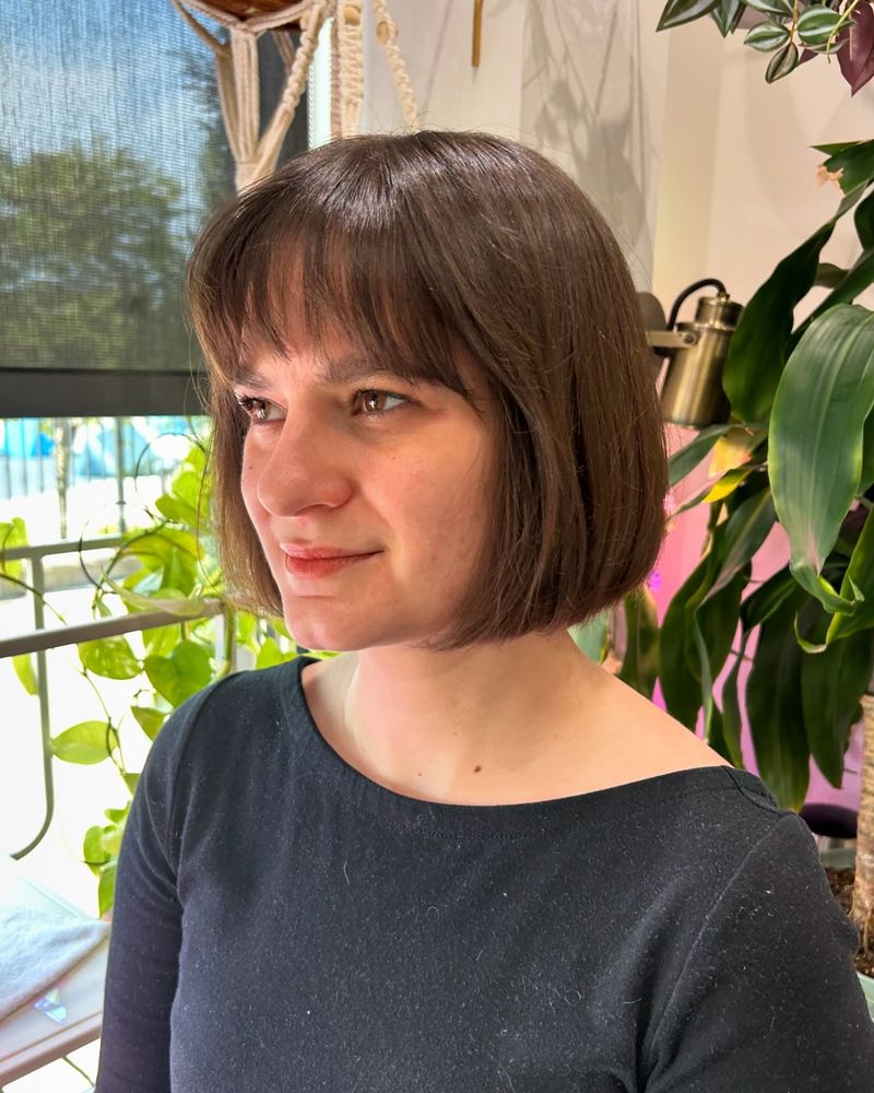Classic Bob with Soft Fringe