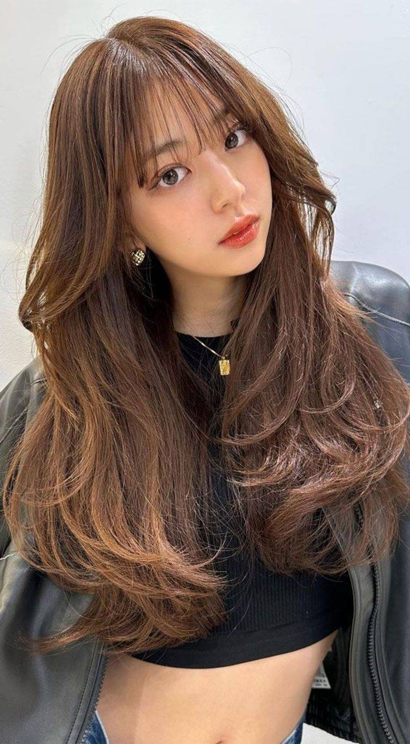 Wispy Korean-Inspired Bangs
