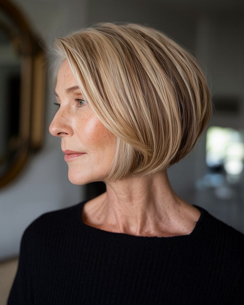 Graduated A-Line with Subtle Layers