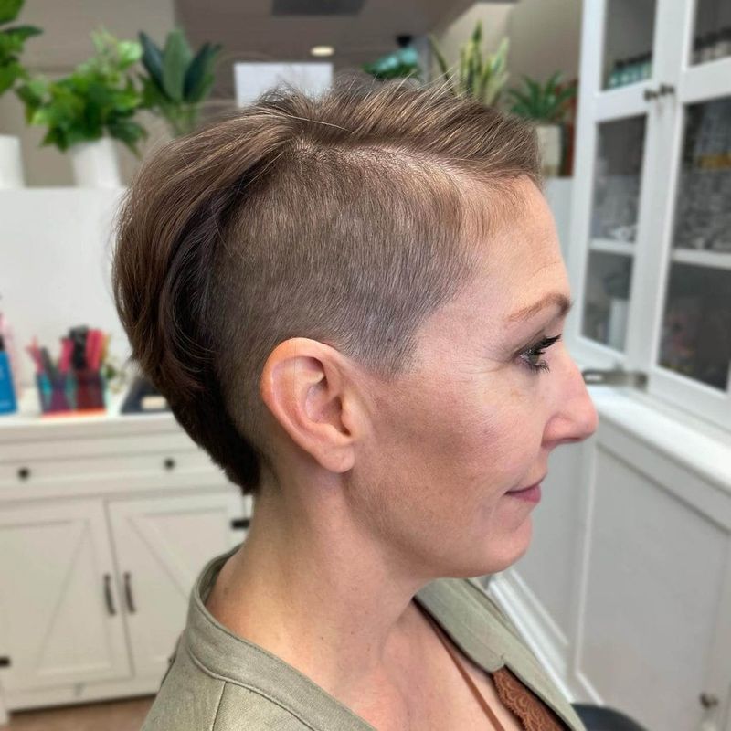 Soft Undercut with Side Sweep