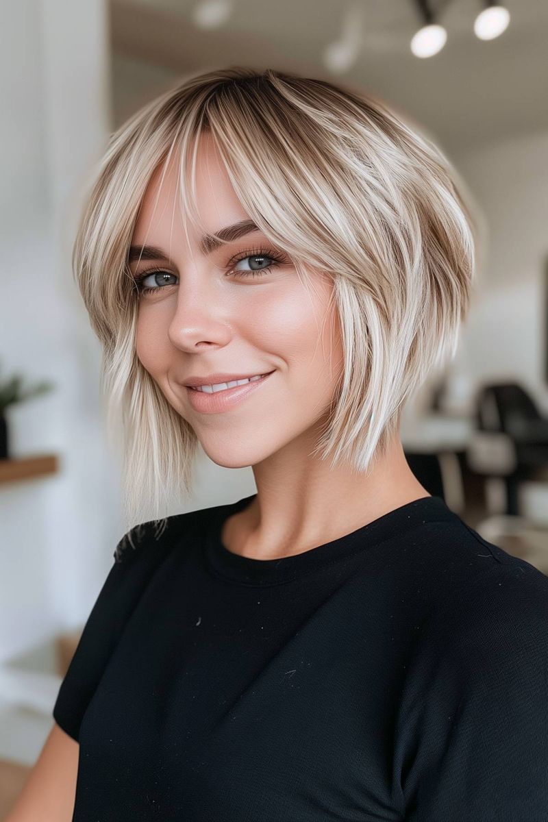 Pixie-Bob with Curved Fringe