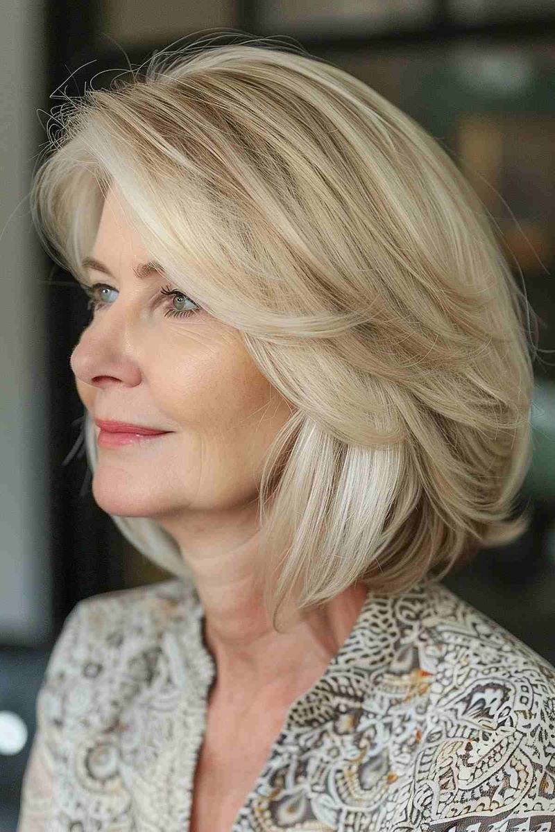 Layered Cut with Curved Perimeter