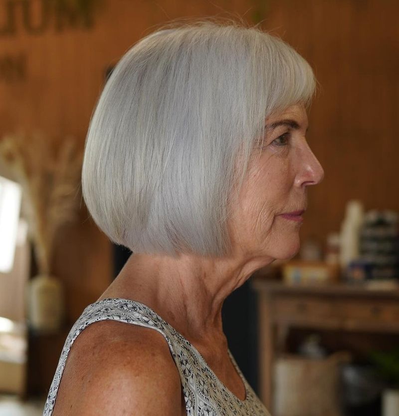 Blunt Bob with Micro Bangs
