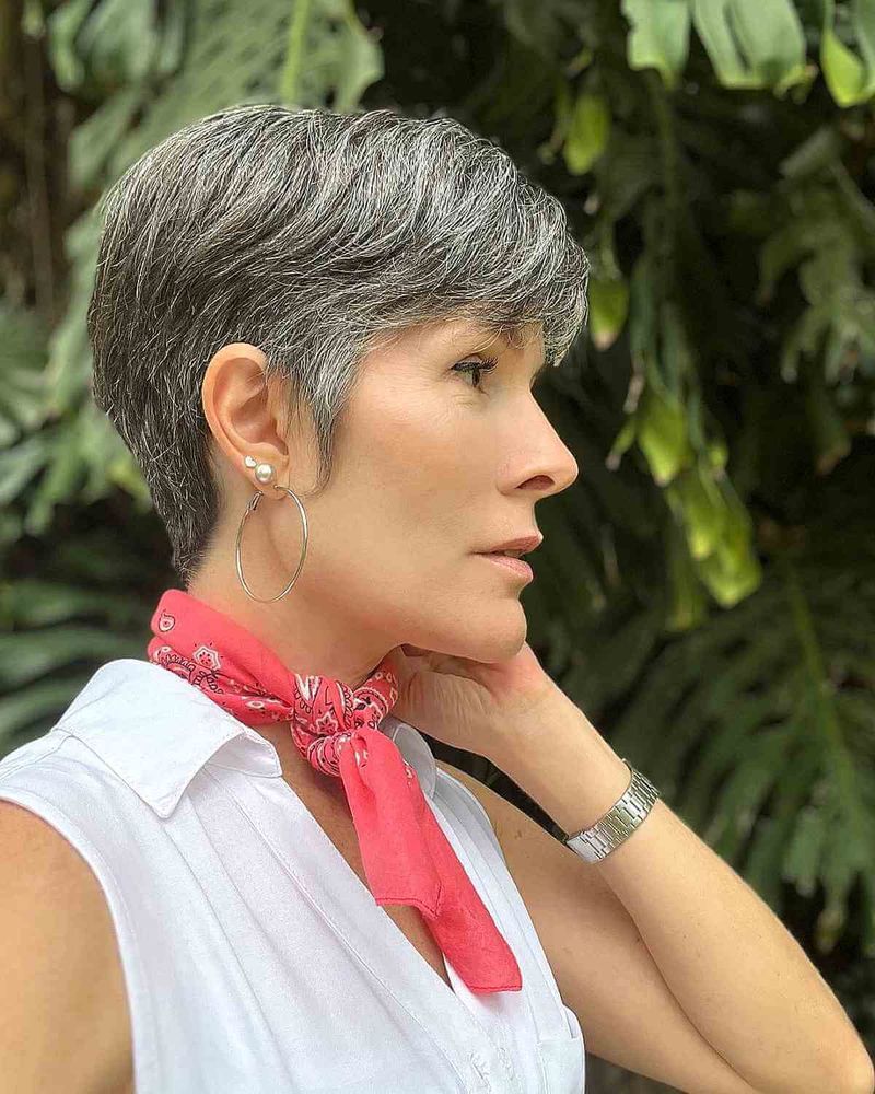 Pixie with Elongated Sideburns