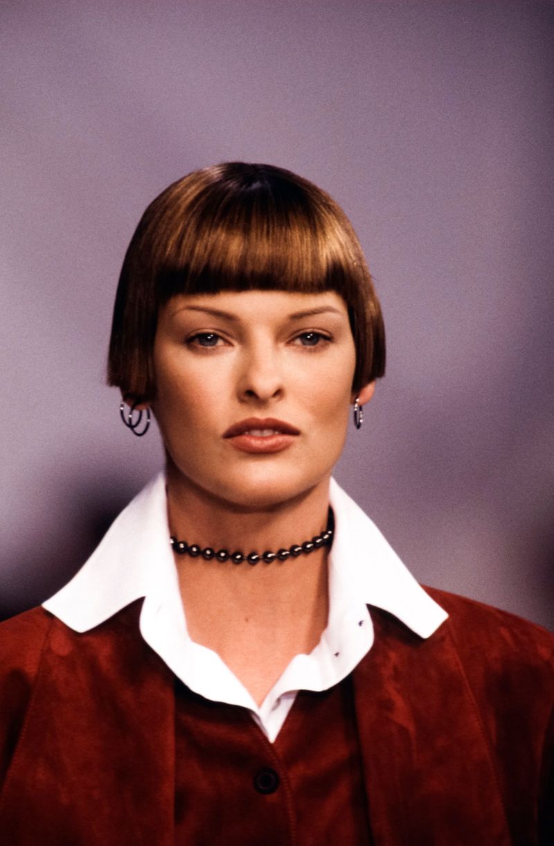 Linda Evangelista's Bold Geometric Bob
