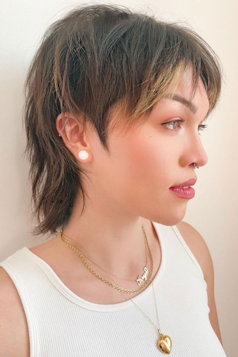 Moderne Mullet Shag