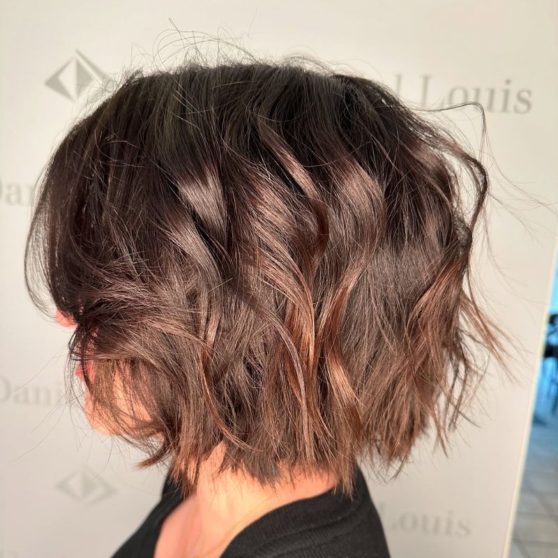Layered Chin-Length Bob