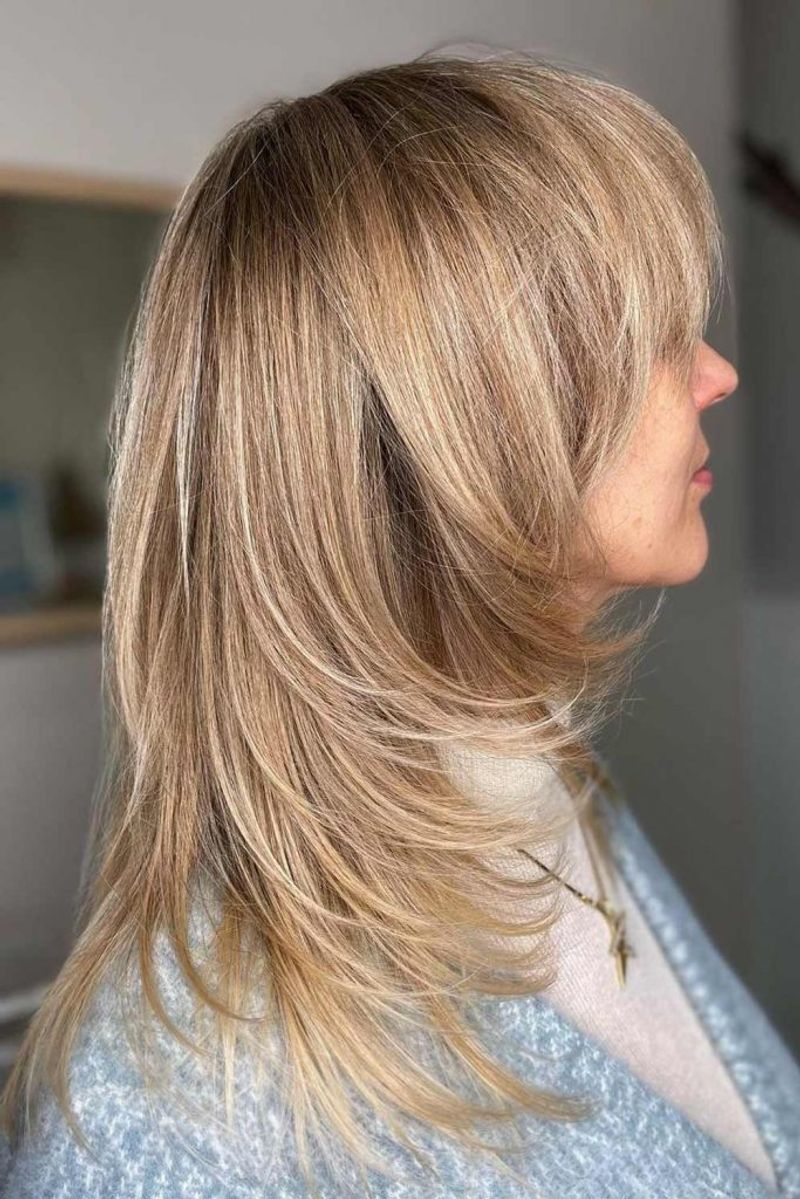 Feathered Layers with Side Bangs