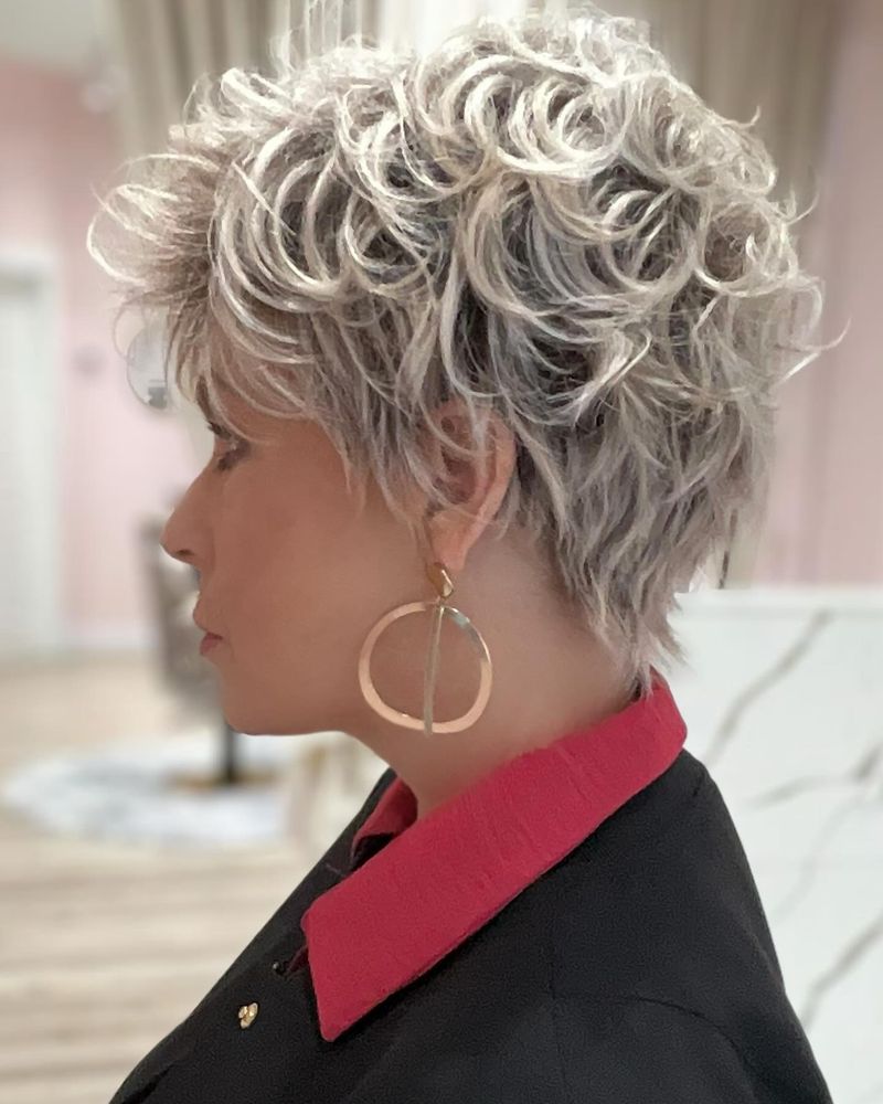 Feathered Layered Pixie