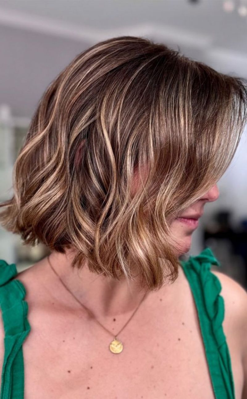 Italian Bob with Soft Waves