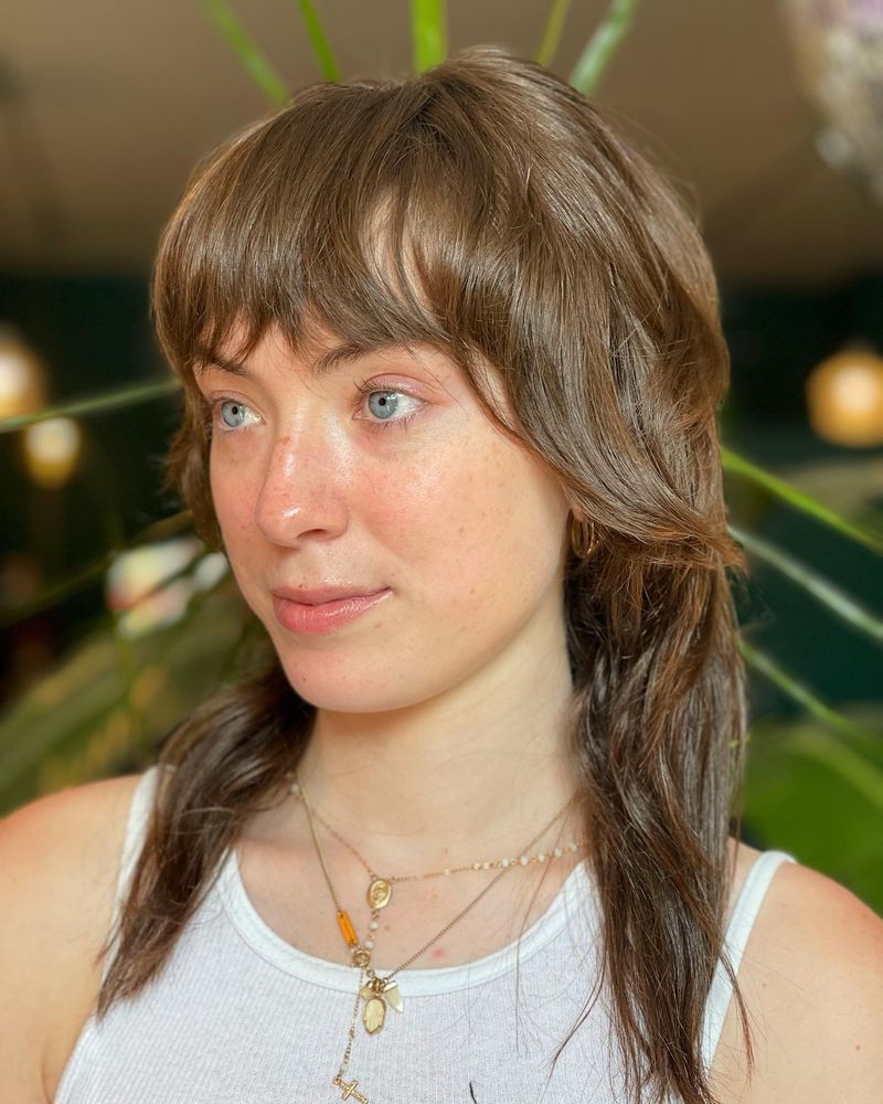 Shullet with Feathered Bangs
