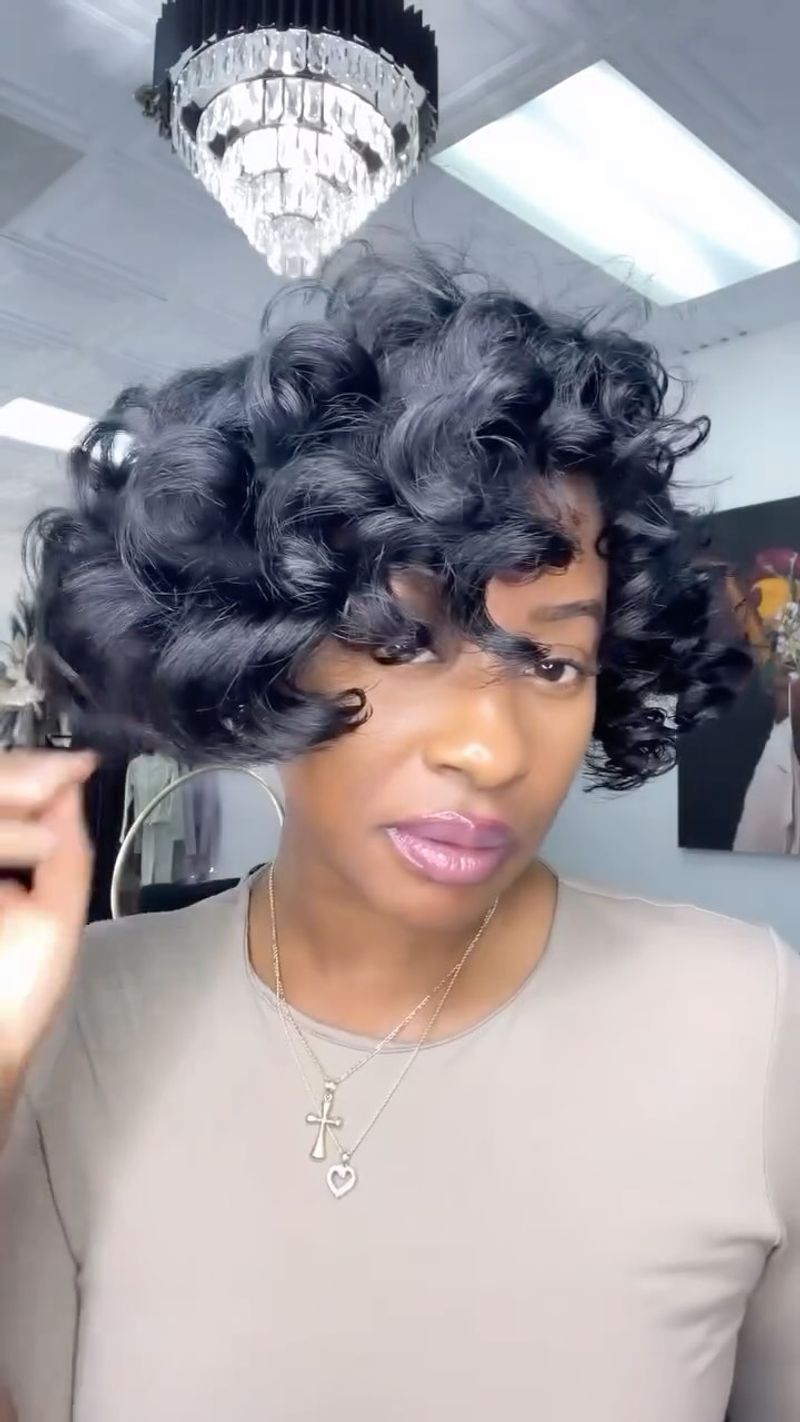 Playful Layered Curls