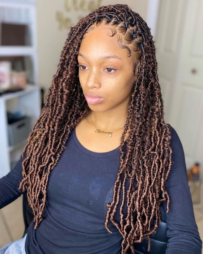 Butterfly Locs with Twisted Roots