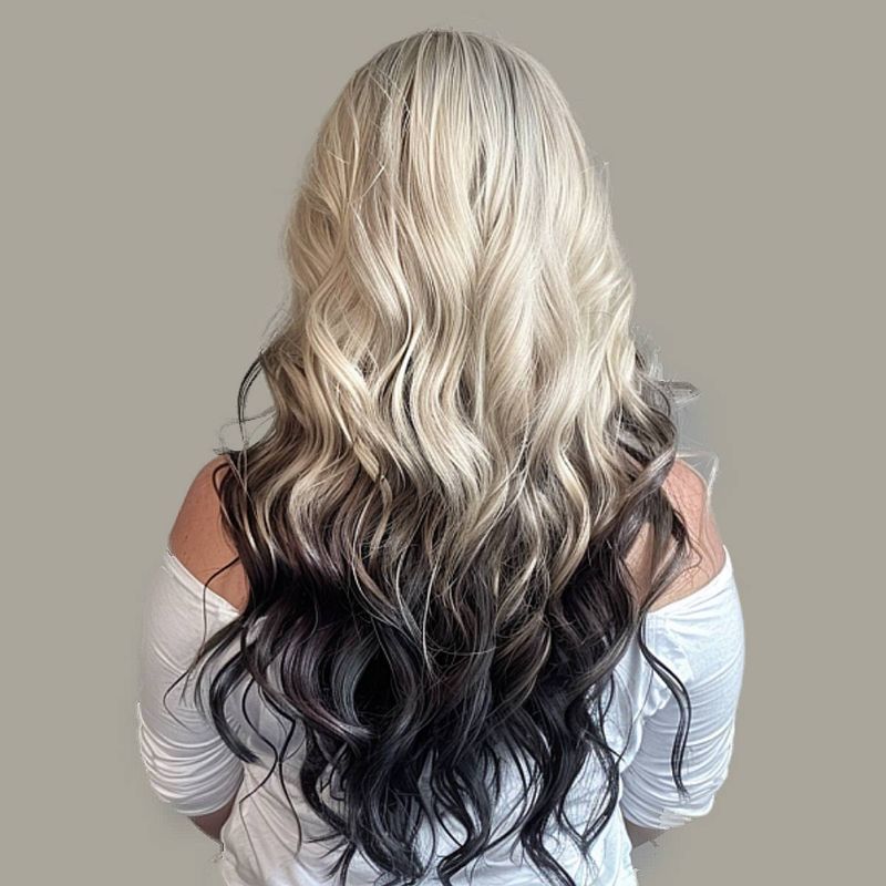 Two-Tone Reverse Ombré