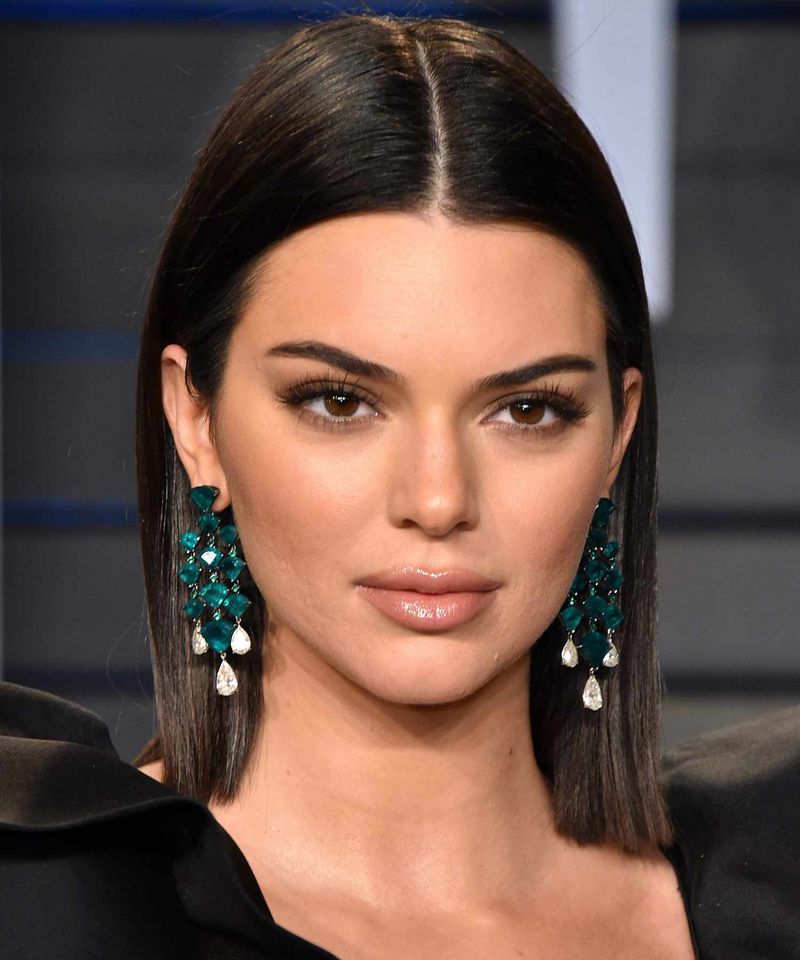 Sleek Center-Part Tucked Bob