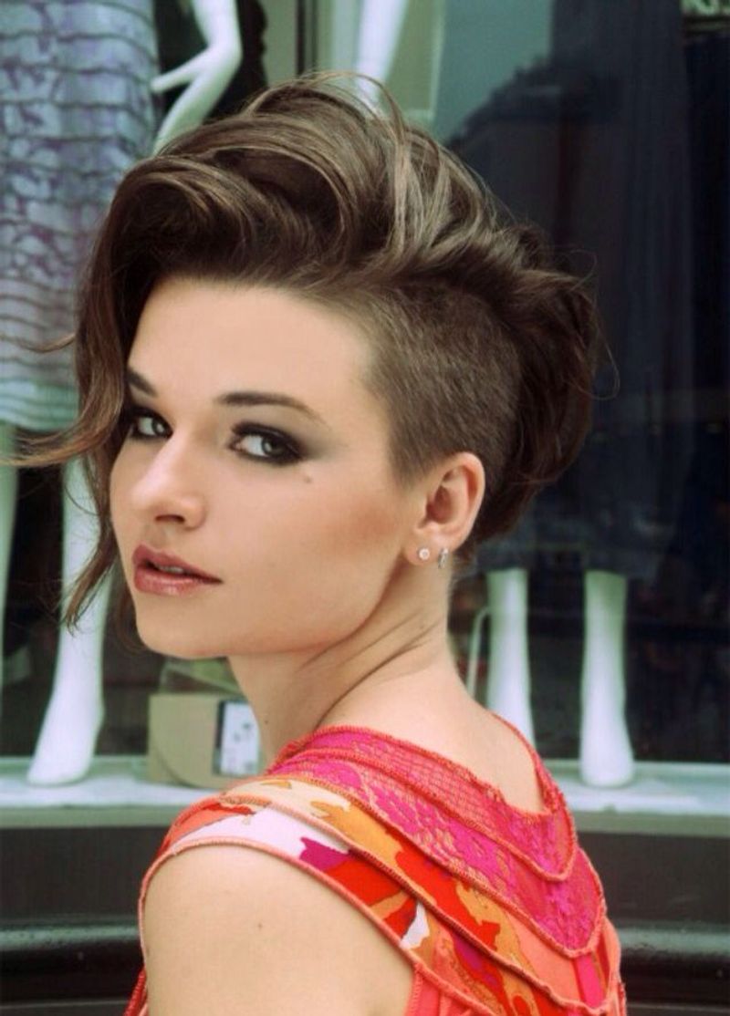 Shaved Sides with Tousled Top