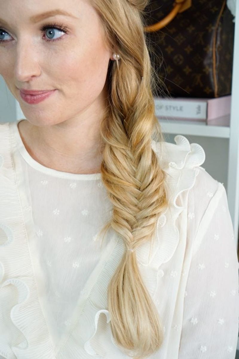 Vlecht in fishtail