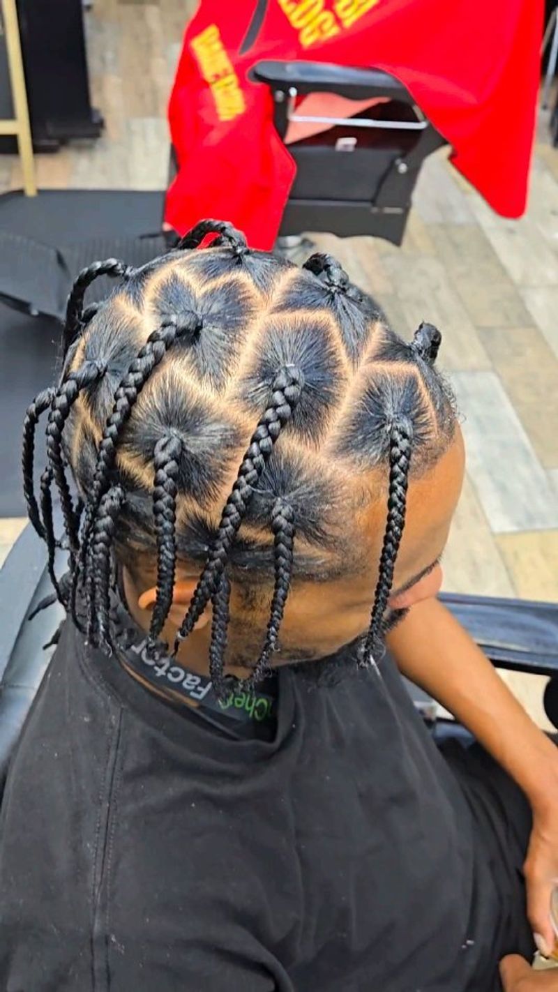 Zigzag Part Braids