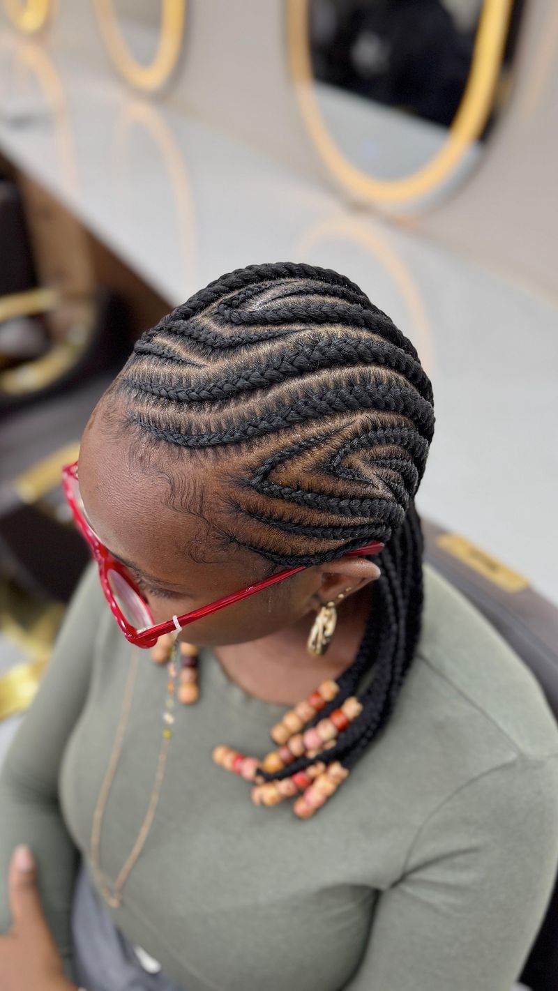 Adorned Feed-in Braids