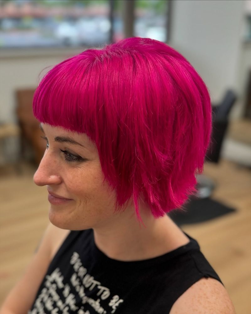 Rounded Baby Bangs