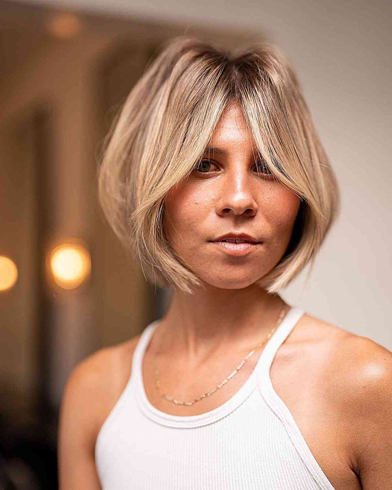 Blunt Bob with Face-Framing Pieces