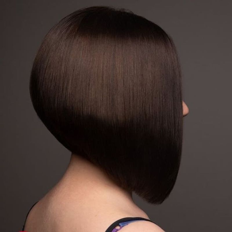 Inverted Bob With Sharp Angle